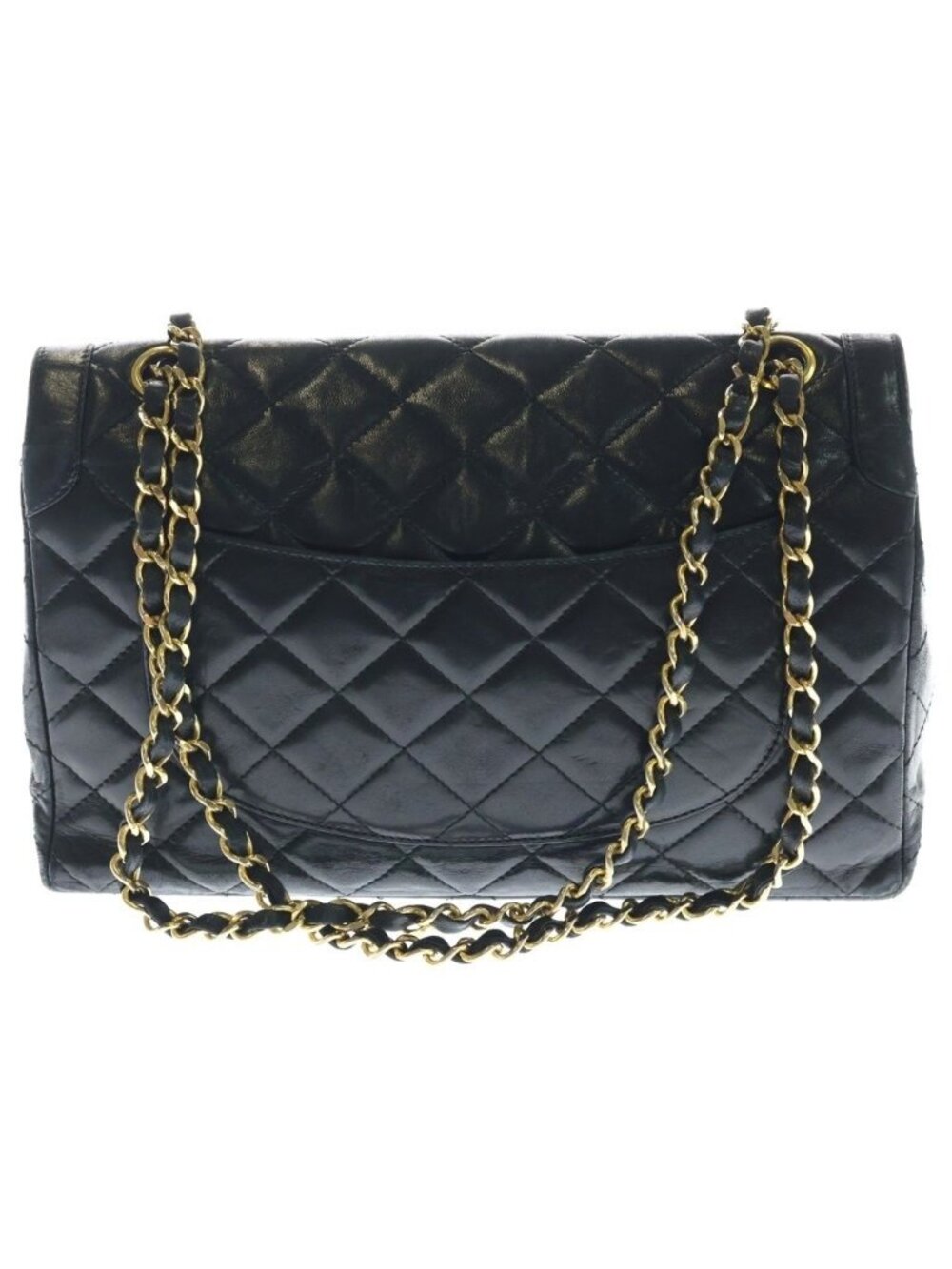★SOLD★ Chanel Quilted Limited Edition Double Flap Chain Shoulder Bag 2-Way Black - Picture 2 of 7